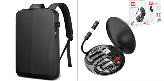 Mochila Ejecutiva Impermeable con Compartimento para Laptop - Diseño Profesional en Carcasa Rígida - Image 10