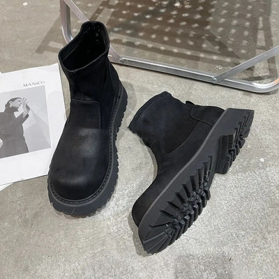 Botas Chelsea de Cuero Genuino para Hombre - Estilo Retro Vintage - Image 5