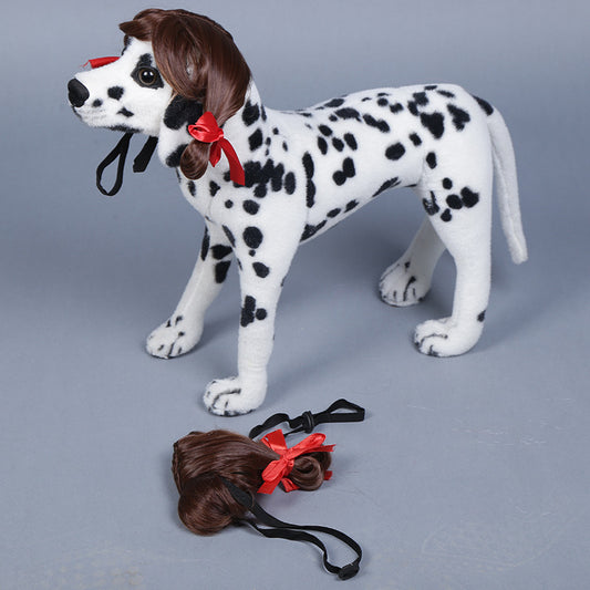 Peluca Canina con Trenzas Dobles - Accesorios Divertidos para Mascotas - Image 2