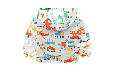 Chaqueta Cortaviento Infantil con Estampado de Aviones - Image 5