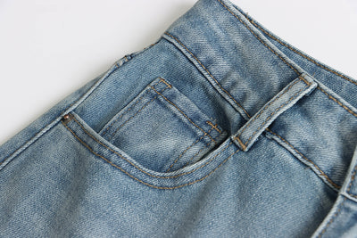 Jeans Talle Alto Elásticos Lavados con Corte Amplio y Cintura Ajustada - Image 27