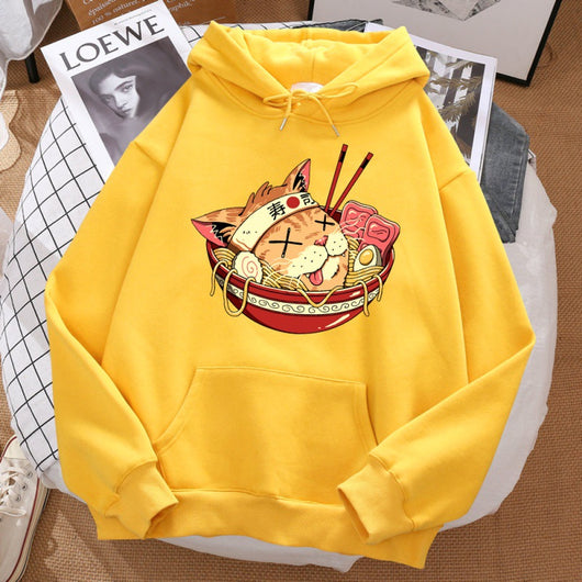 Playera Streetwear Samurai Gato Ramen - Diseño Urbano Japonés - Image 25