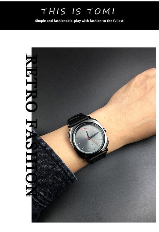 Reloj de Negocios Cuadrado para Hombre - Elegancia Profesional - Image 12