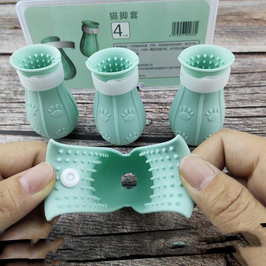 Protectores de Silicona Suave para Gatos - Cubiertas Antiarañazos para Baño y Cuidado - Image 5