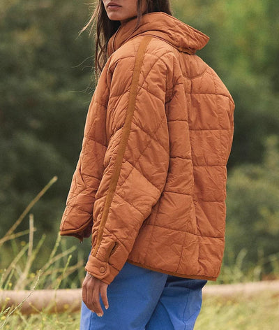 Chaqueta Acolchada Ligera con Cierre de Compresión en Algodón - Image 25