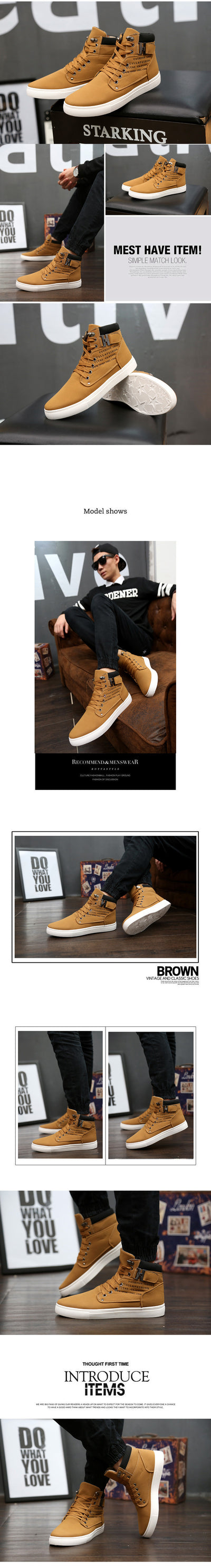 Botas Martin para Hombre con Cordones y Suela Plana - Image 11