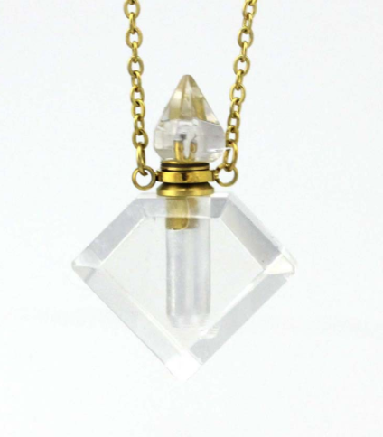 Botella de Perfume de Cristal Diamante - Colgante Aromaterapeuta Portátil - Image 12