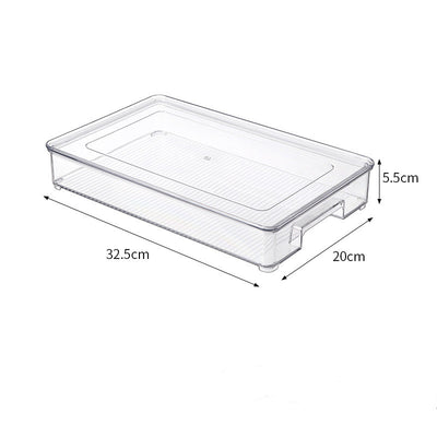 Caja Organizadora Refrigerador Transparente con Cajón - Conservación de Alimentos - Image 8