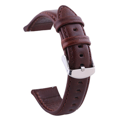 Correa de Cuero Genuine para Smartwatch - Patrón Crazy Horse Premium - Image 4