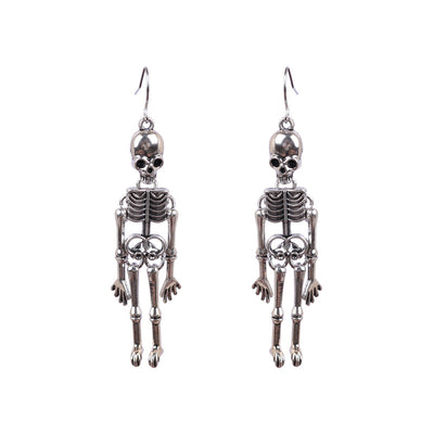 Aretes Calavera Grandes Estilo Europeo Americano para Discoteca - Image 9