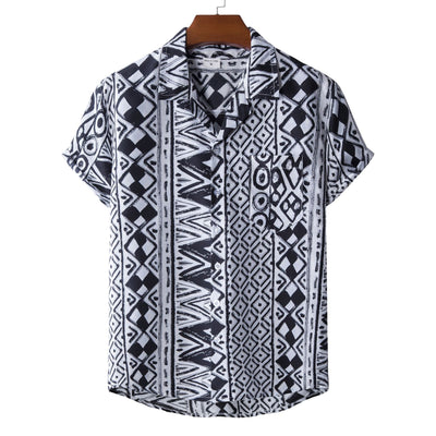 Camisa de Manga Corta Estampada para Hombre - Image 9