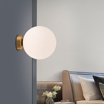 Lámpara de Pared Esférica Nórdica Minimalista
