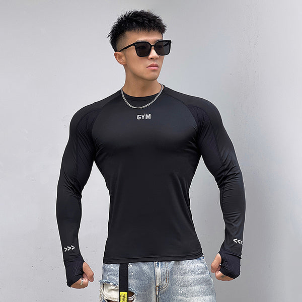 Playera Deportiva Slim Fit para Hombre - Colores Sólidos - Image 5