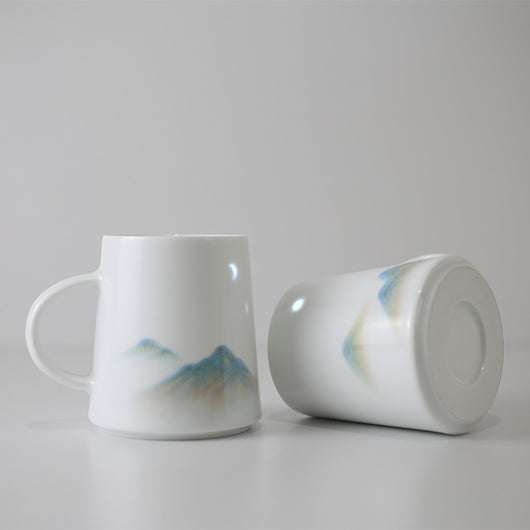 Taza Cerámica Río y Montaña Verde - Image 10