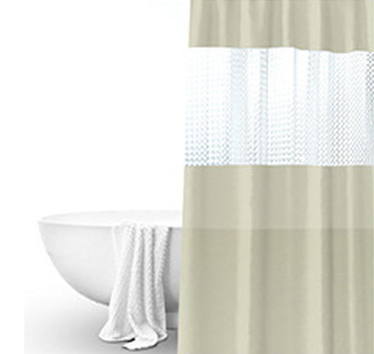 Cortina de Baño Translúcida Impermeable Antimoho para Ducha - Image 3