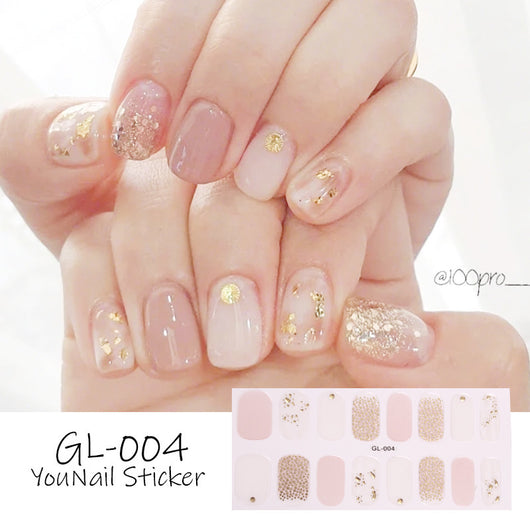 Stickers de Uñas Efecto Ojo de Gato con Detalles Dorados - Image 42