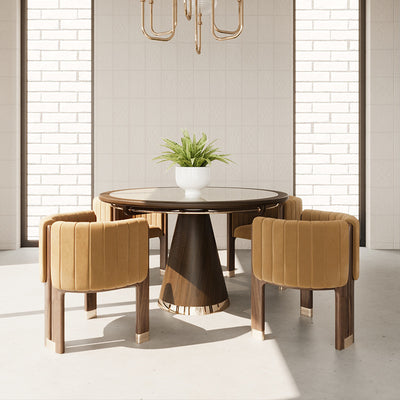 Silla de Comedor Minimalista en Madera de Fresno Macizo