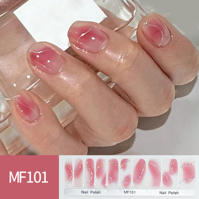 Pegatinas de Uñas Tulipanes Pintados a Mano - Image 23