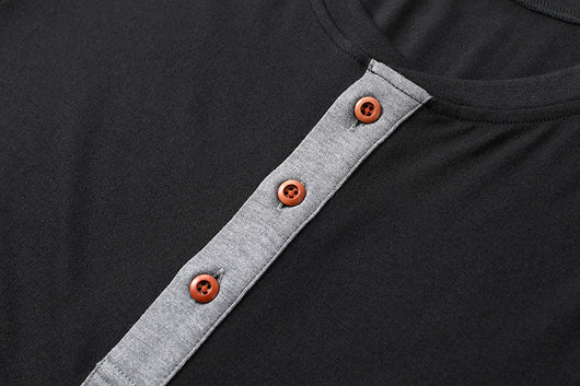 Camiseta Henley Grande para Hombre - Comodidad y Estilo - Image 22