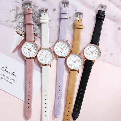Reloj de Moda Simple con Estrella de Cinco Puntas Luminosa - Image 6
