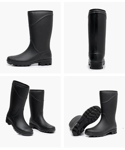 Botas de Lluvia Altas para Construcción - Zapatos Protectores Impermeables Antideslizantes - Image 11