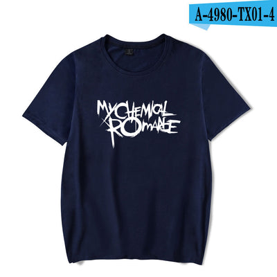 Playera Suelta My Chemical Romance para Hombre de Manga Corta - Image 6