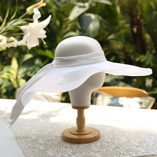 Sombrero Elegante para Sesión de Fotos de Novia - Image 10
