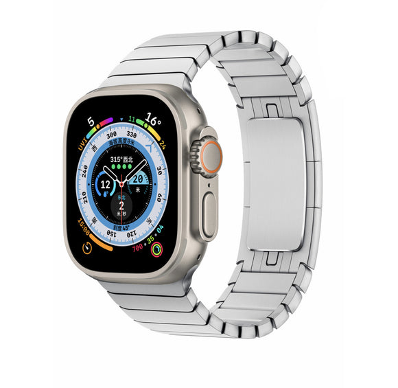 Reloj Inteligente Bow Buckle IWatch 8 Acero Inoxidable con Correa Metálica