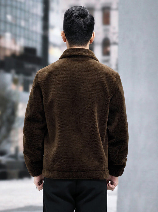 Abrigo de Piel de Borrego Corto para Hombre - Image 14
