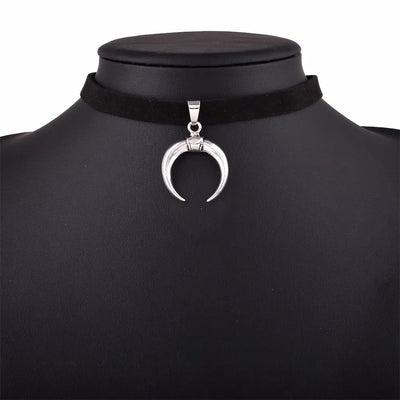 Collar Corto Luna Creciente - Gargantilla Elegante Estilo Europa - Image 7