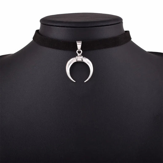 Collar Corto Luna Creciente - Gargantilla Elegante Estilo Europa - Image 7
