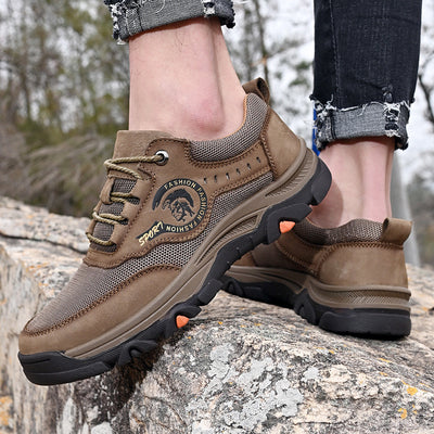 Zapatillas Deportivas Outdoor Talla Grande para Hombre en Cuero Premium - Image 4