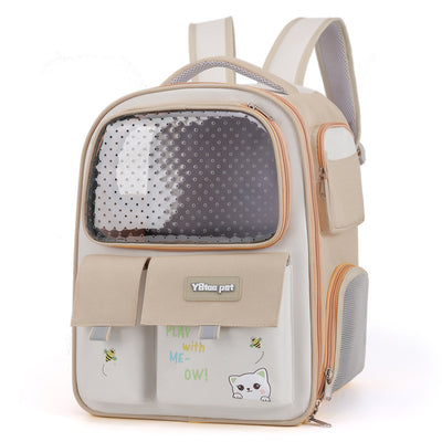 Bolsa de Transporte Felino Capacidad Grande con Ventilación Respirable - Image 2