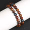 Pulsera de Cuentas Coloridas con Patrón Circular para Hombre y Mujer