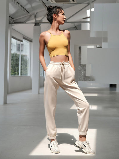 Pantalones Deportivos Mujer Holgados para Running y Fitness