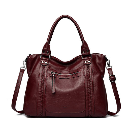 Bolso Bandolera de Cuero Genuino Vintage para Mujer - Image 6