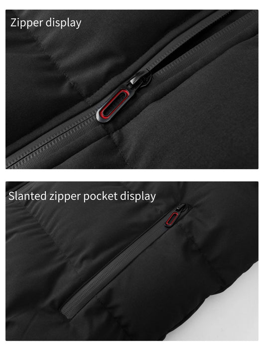 Chaqueta de Algodón con Cuello Tipo Baseball para Hombre - Image 8