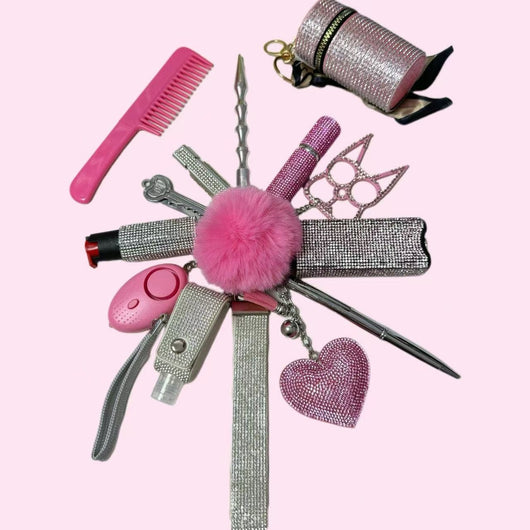 Juego de Llaveros de Defensa Personal Silver Home para Mujeres - Image 2