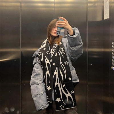 Chal de Imitación Cashmere para Mujer - Abrigo Cálido Otoño Invierno