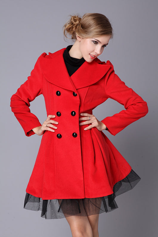 Abrigo Cruzado Midi para Mujer - Image 12