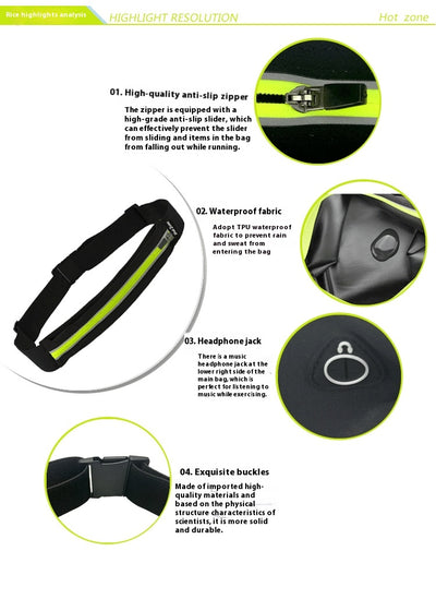 Riñonera Deportiva Impermeable para Hombre - Image 10