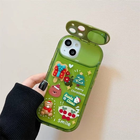 Funda para Teléfono con Colgante de Muñeco Navideño 3D - Image 5