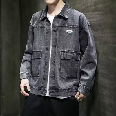 Chaqueta de Mezclilla Premium Coreana para Hombre - Primavera y Otoño - Image 4
