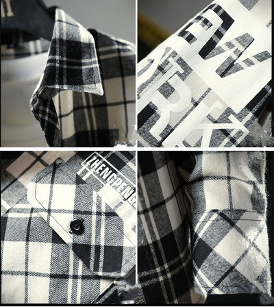 Camisa Casual a Cuadros Slim Fit para Hombre - Image 5