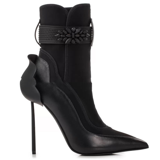 Botines Stiletto Bud Punta Afilada - Tacón Alto Elegante - Image 9