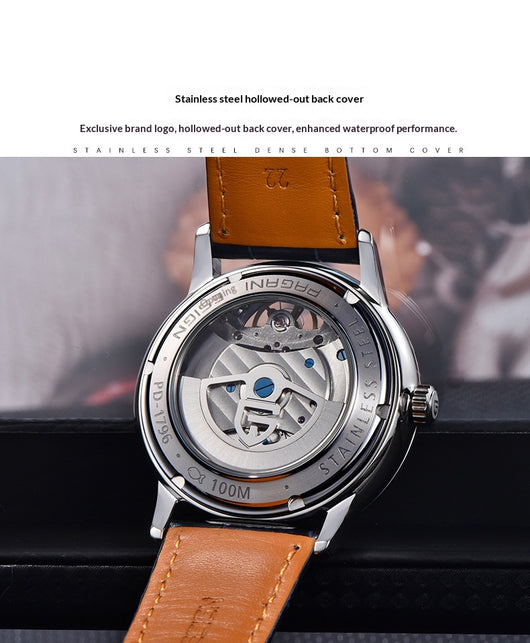 Reloj Automático Tourbillon de Lujo para Hombre con Esfera Luminosa - Image 18