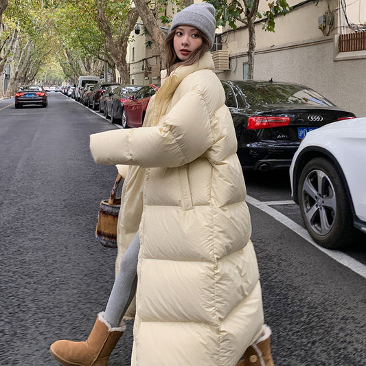 Abrigo Acolchado de Algodón para Invierno - Chaqueta Térmica Versátil Largo Medio
