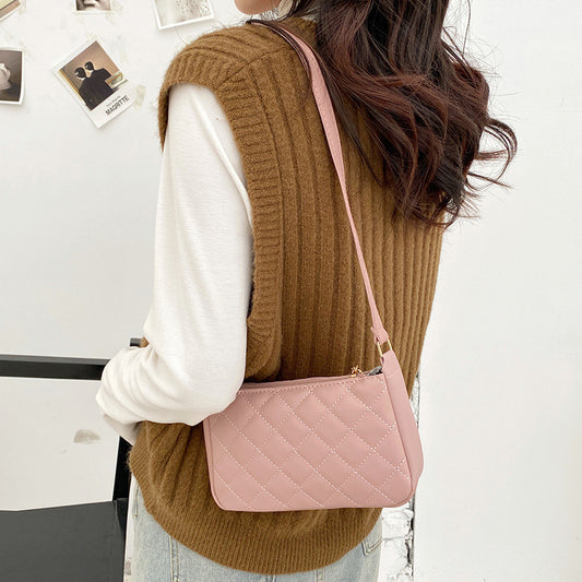 Bolso Bandolera Rombo Minimalista para Mujer