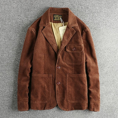 Chaqueta Retro Amekaji de Pana 100% Algodón Lavado Vintage - Image 7
