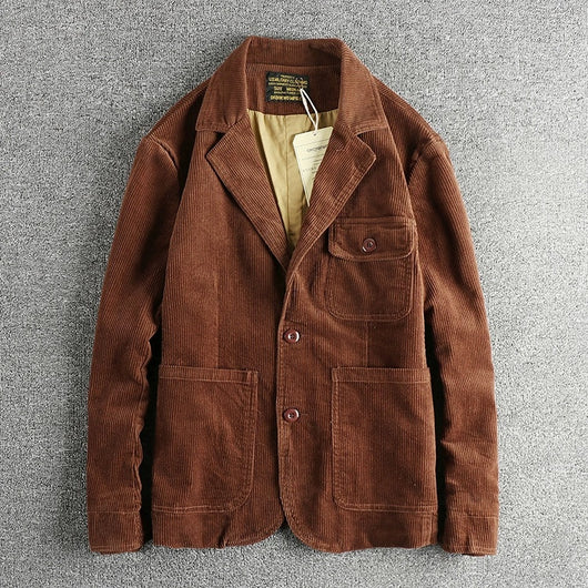 Chaqueta Retro Amekaji de Pana 100% Algodón Lavado Vintage - Image 7